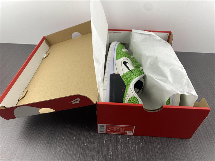NK Dunk Low Disrupt 2 Just Do It Snakeskin Green DV1491-101