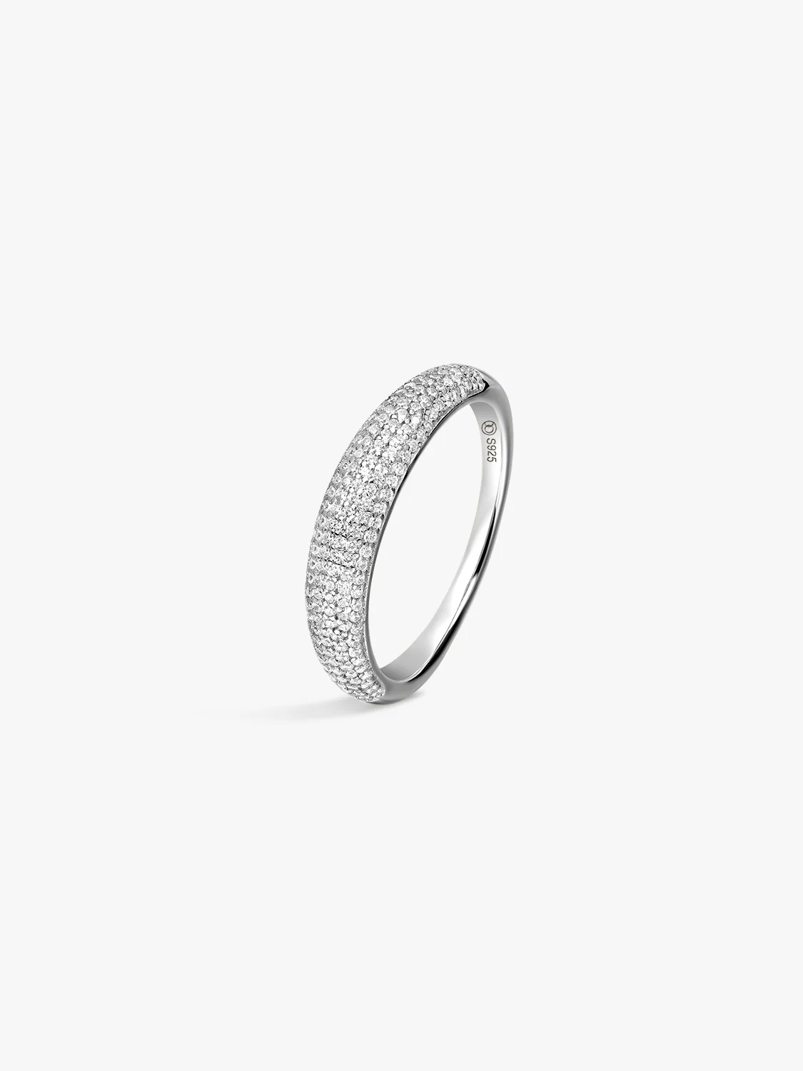 Pave Crystal Dome Ring