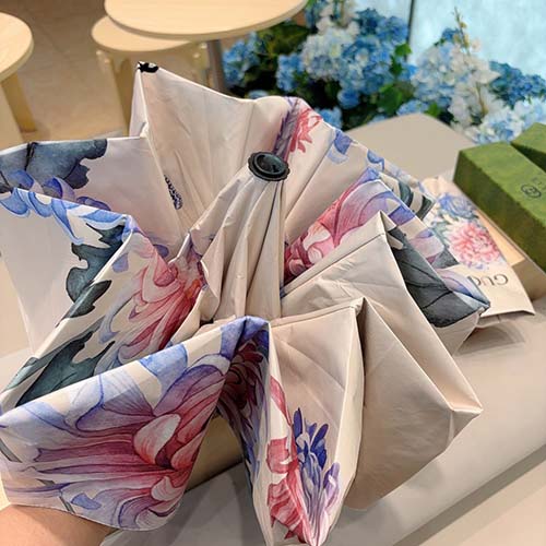 Windproof 3 Folding Rain Sun Umbrella UPF50+ YS-926072