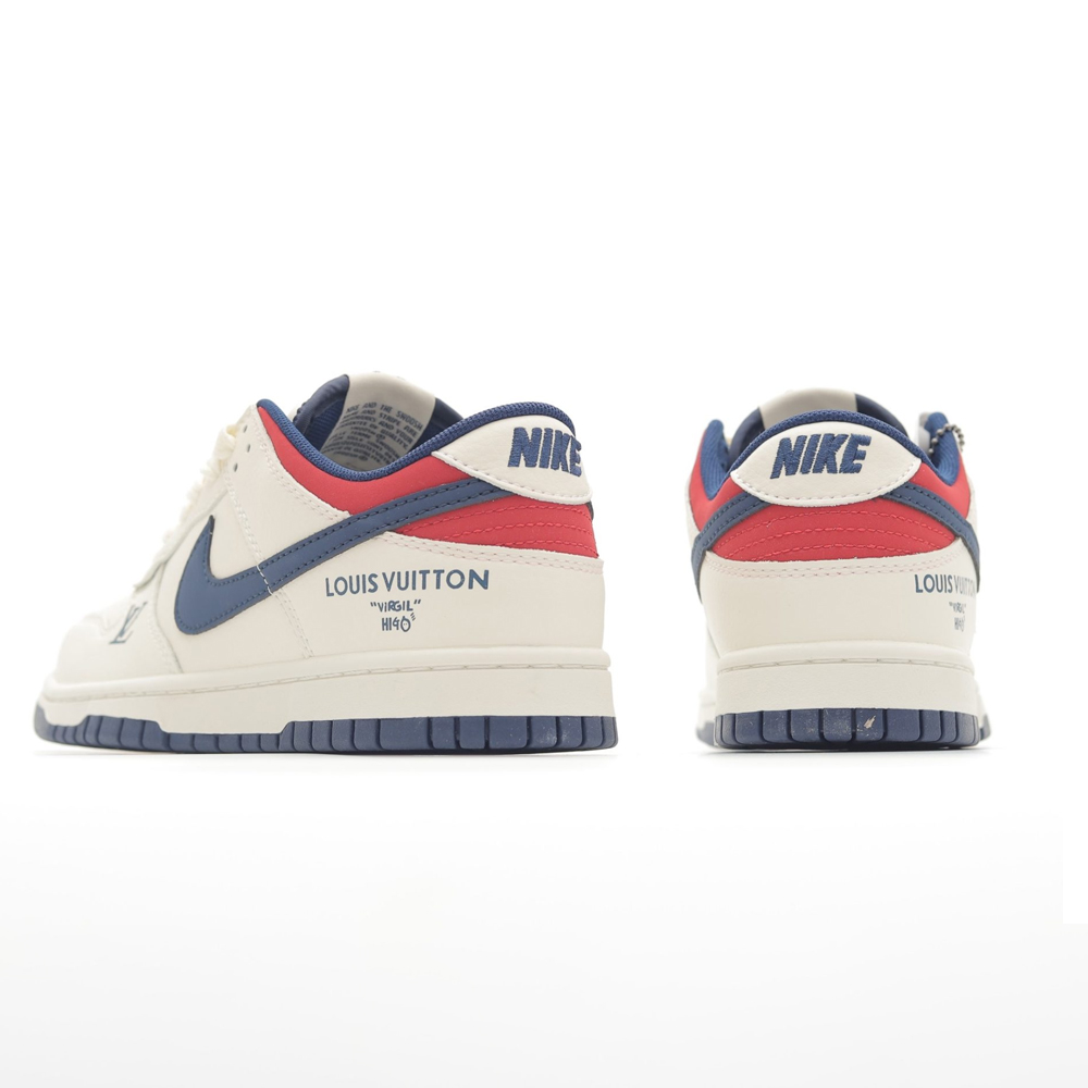 NK SB Dunk Low x Lois Vuton Mini Logo Blue Red NNL24112207