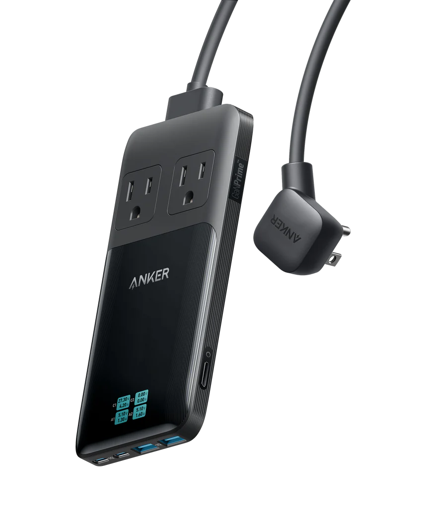 Anker Prime 6-in-1 Charging Station (140W) and Anker Prime Charger (100W, 3 Ports, GaN)