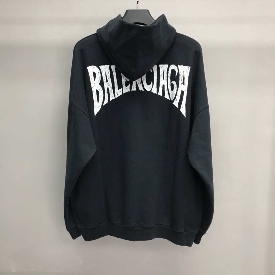 BLCG back letter hoodie