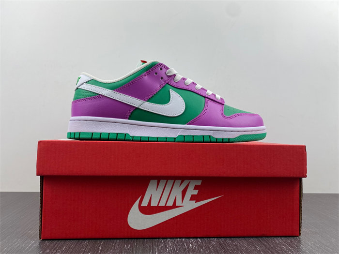 NK Dunk Low Stadium Green Fuchsia FD9924-311