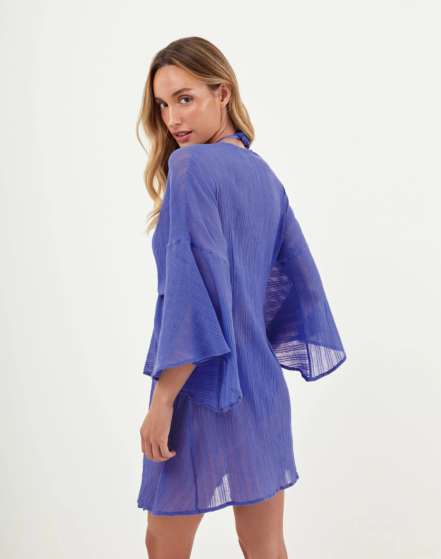 Perola Knot Short Cover Up (Final Sale) - Ethereal