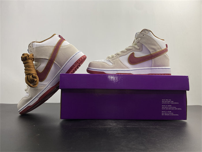 NK SB Dunk High Sail Bright Crimson CV9499-100