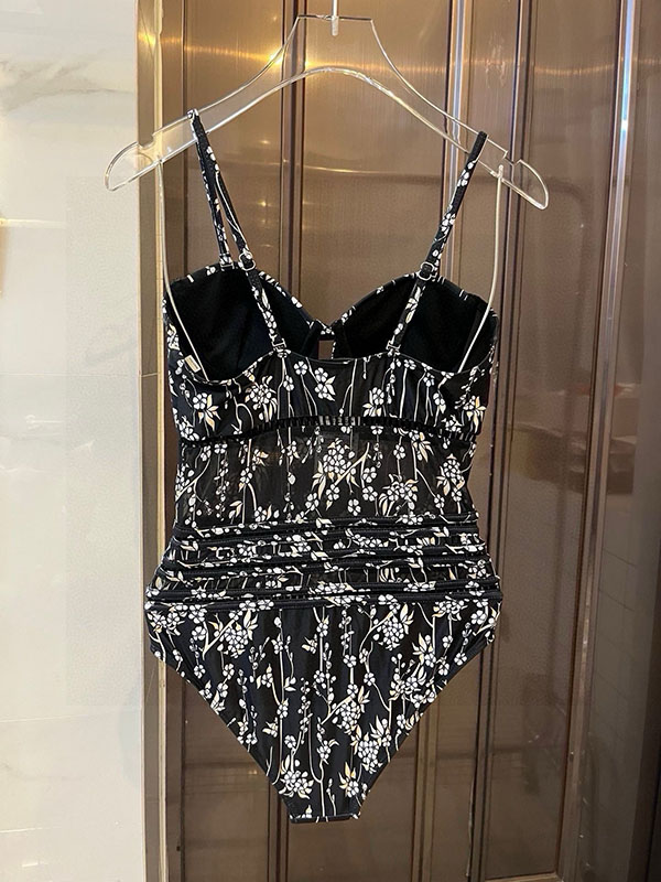 Sexy One-piece Smocked Swimsuit YY-925457