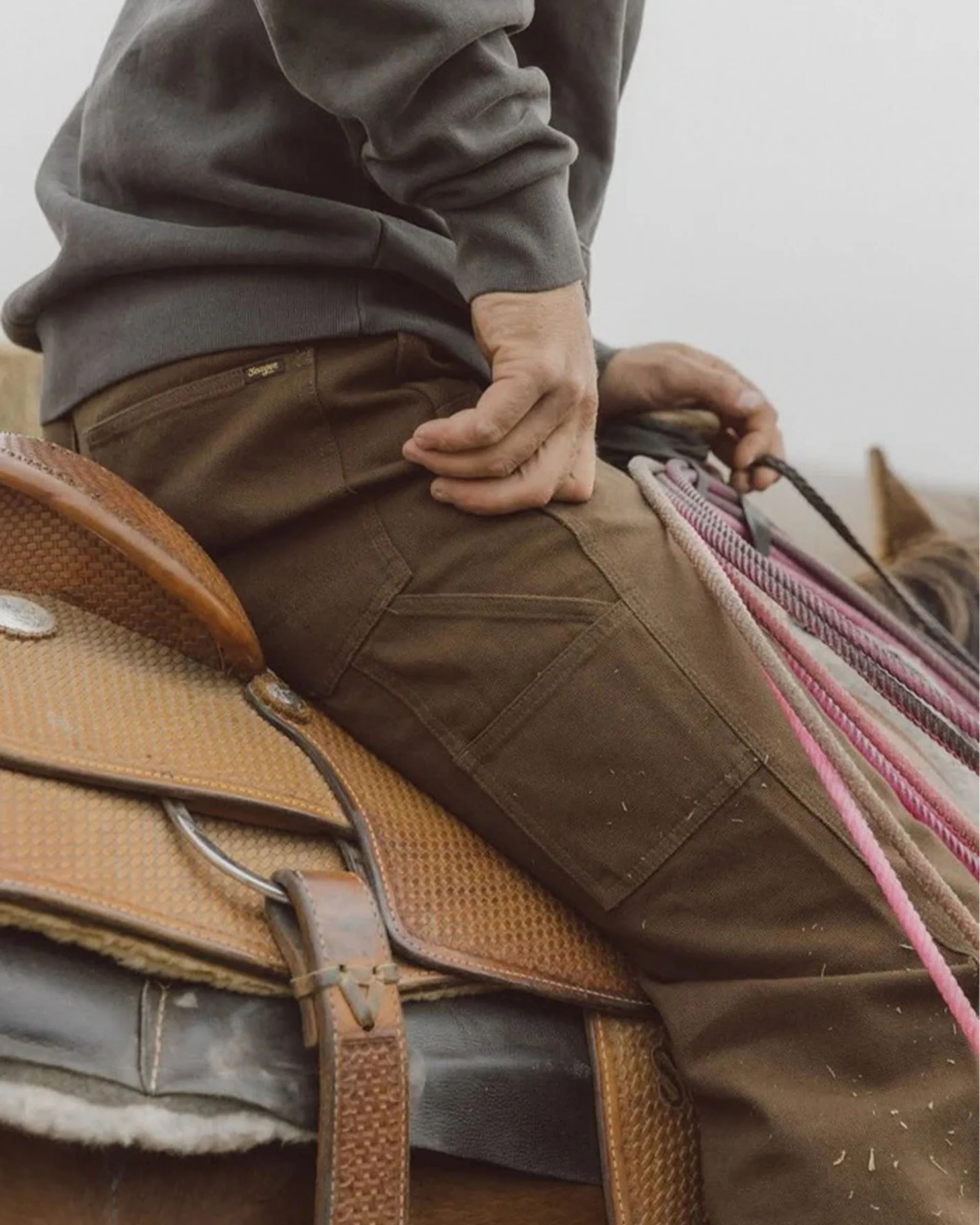 Bison Canvas Pant - Tobacco