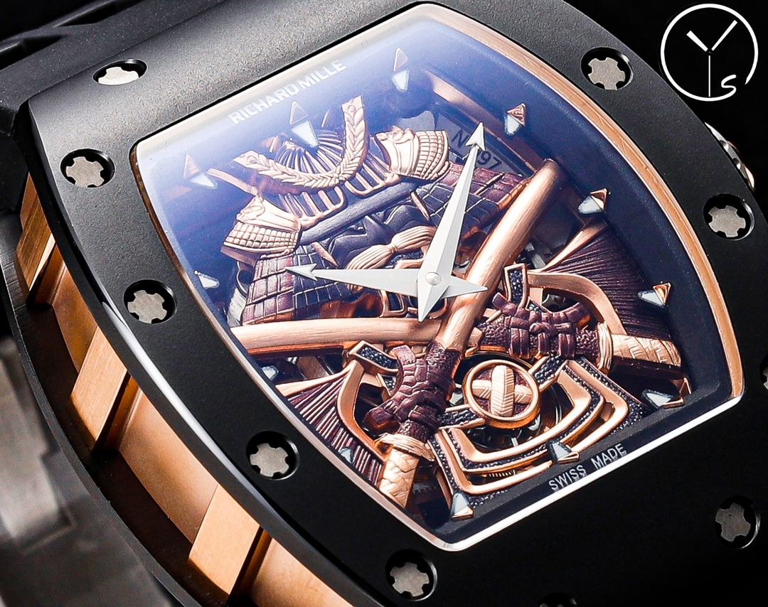 Richard Mille RM47 Replica – Real One-Piece Tourbillon Titanium “Black Knight” Watch