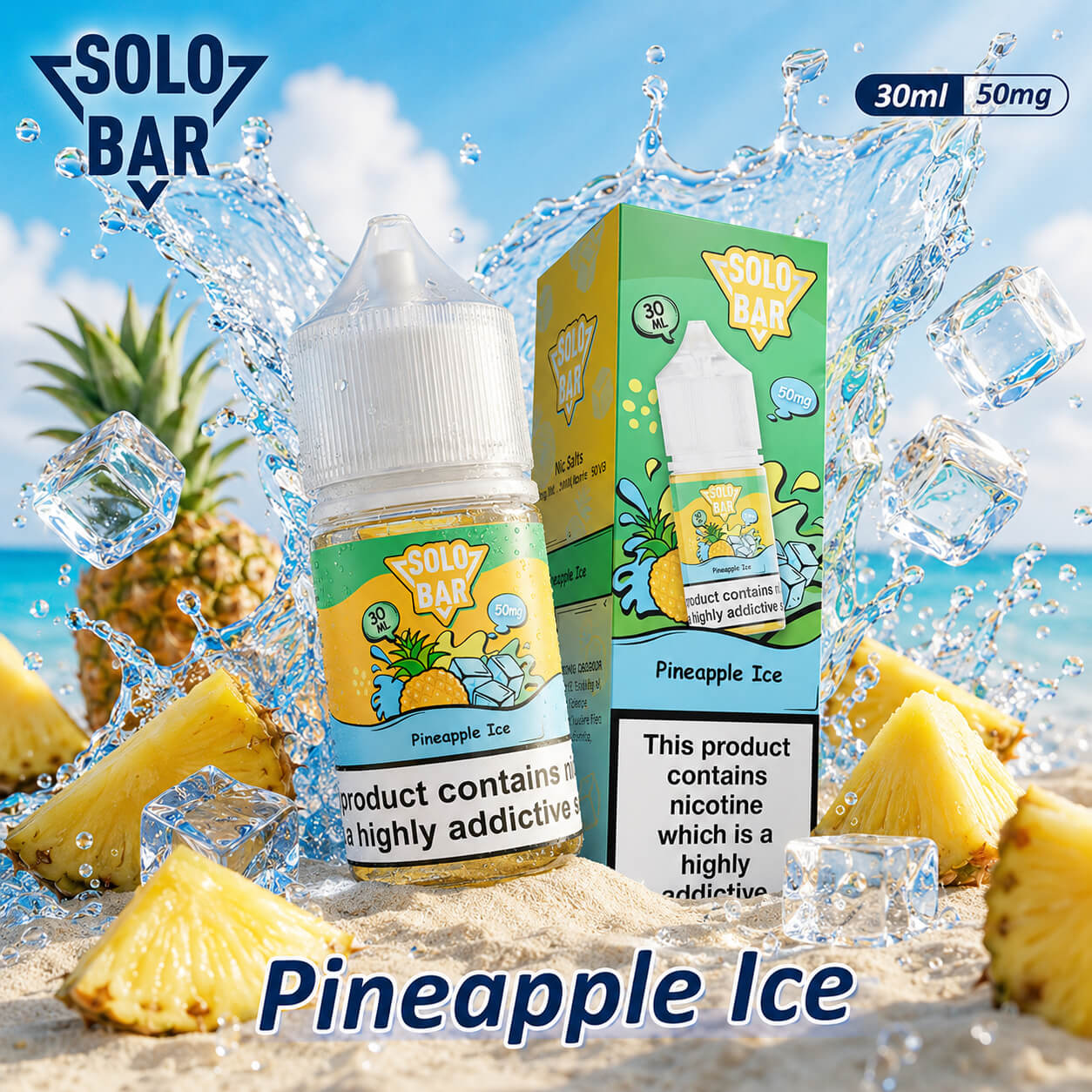 🍓 SoloBar E-Liquid 30ml No.1 Nic Salt