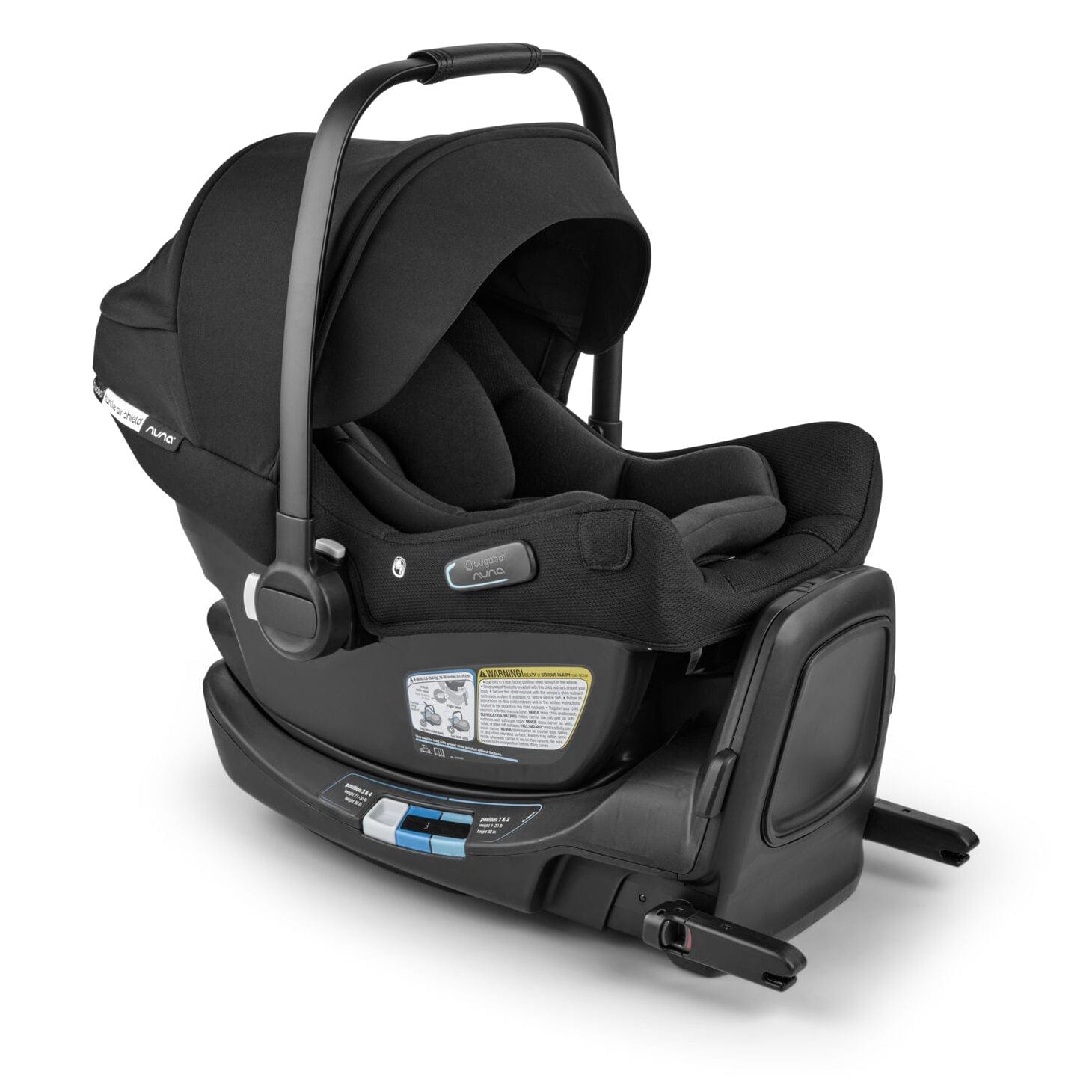 Bugaboo Butterfly 2 + Turtle Air Shield Travel System Bundle - Black / Forest Green / Forest Green / Black