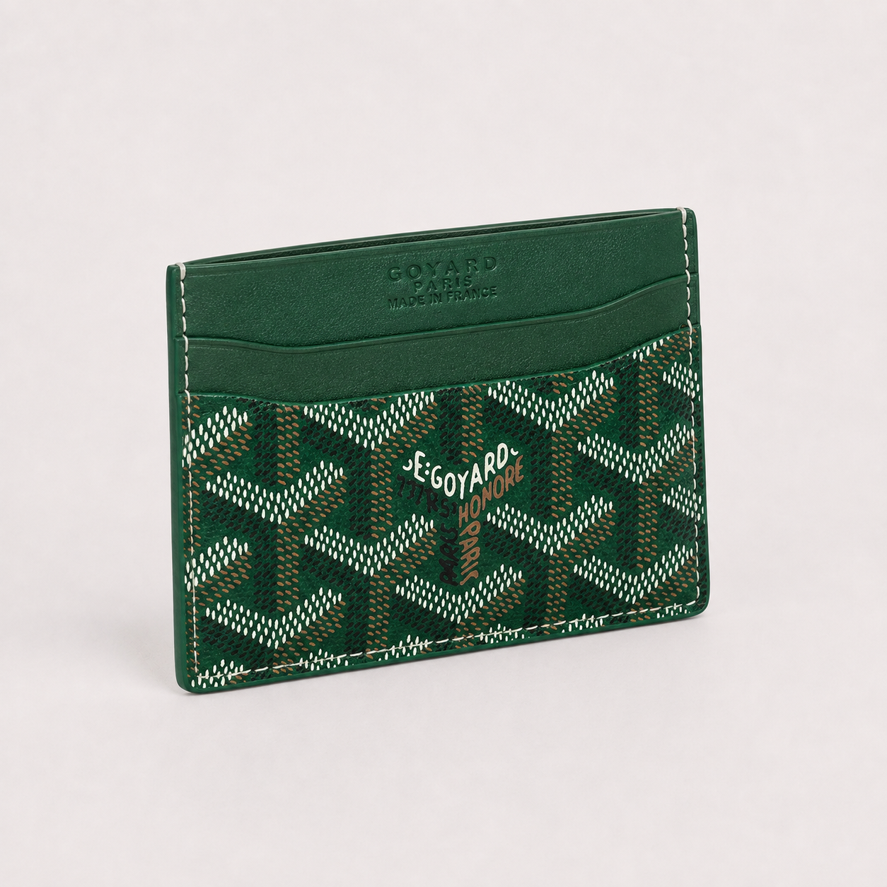 Q17：Goyard Saint-Sulpice Card Wallet Green