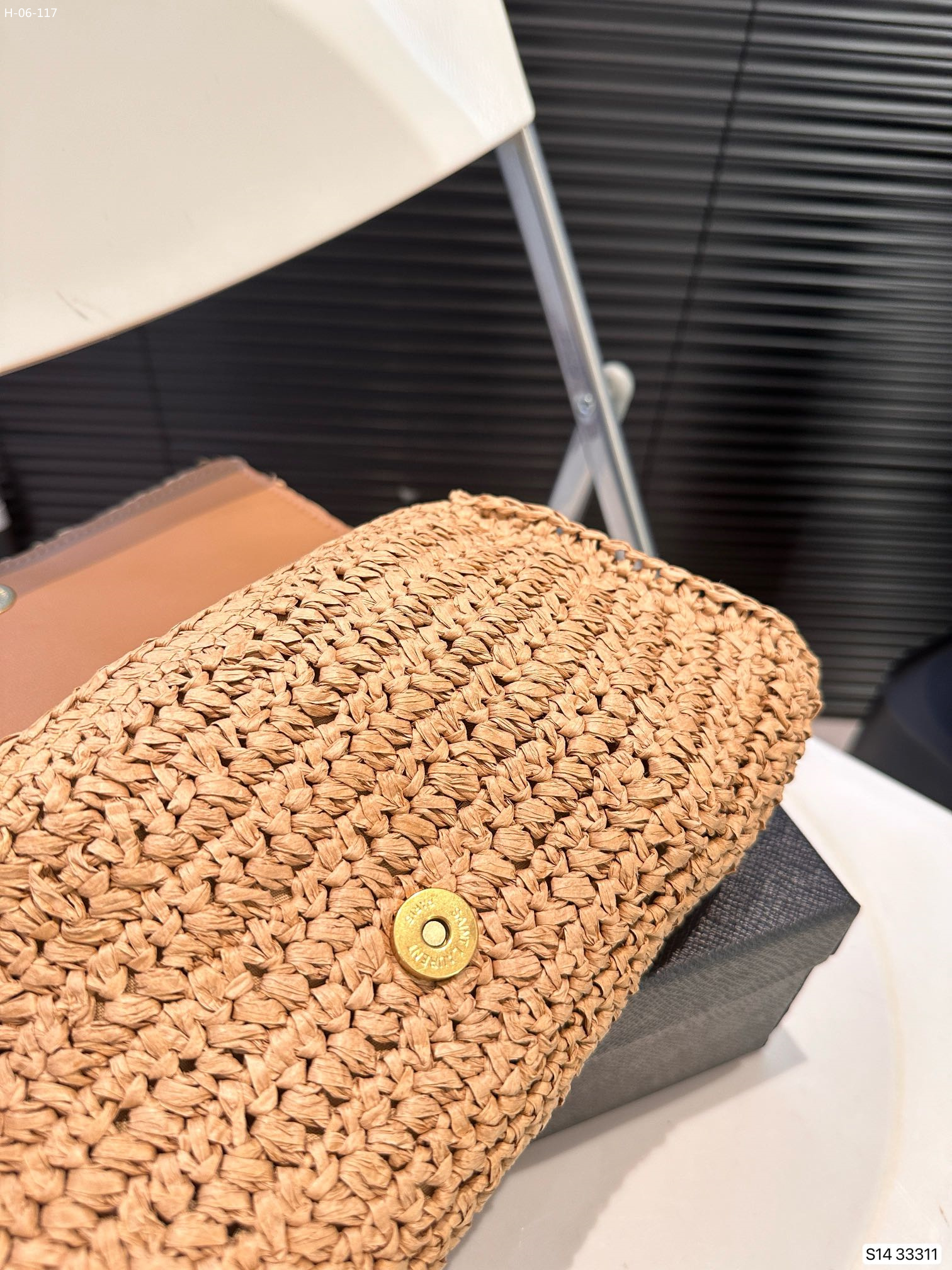10.6″x4.7″ weave handbag BB-919018