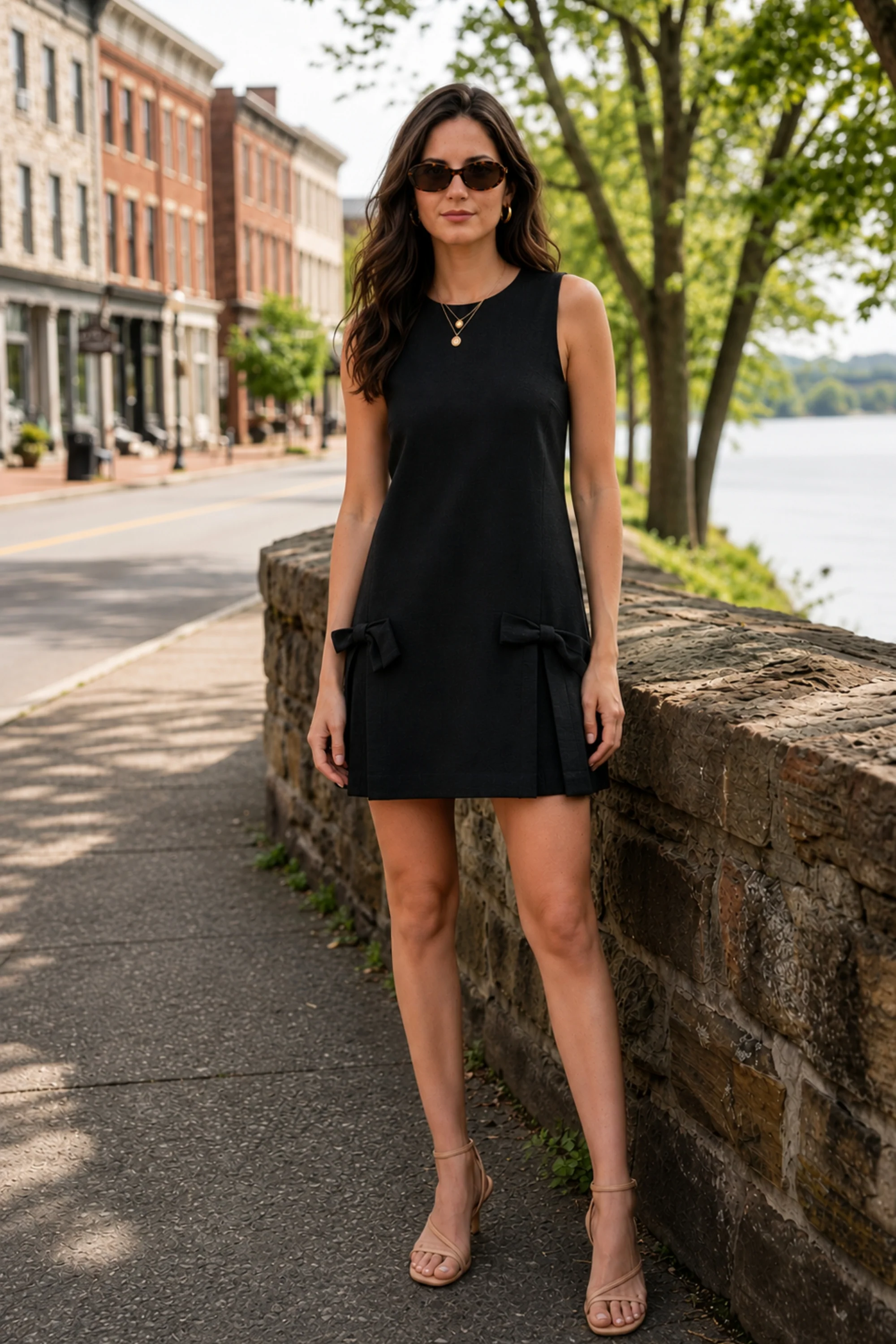 Tiana Black Bow Dress