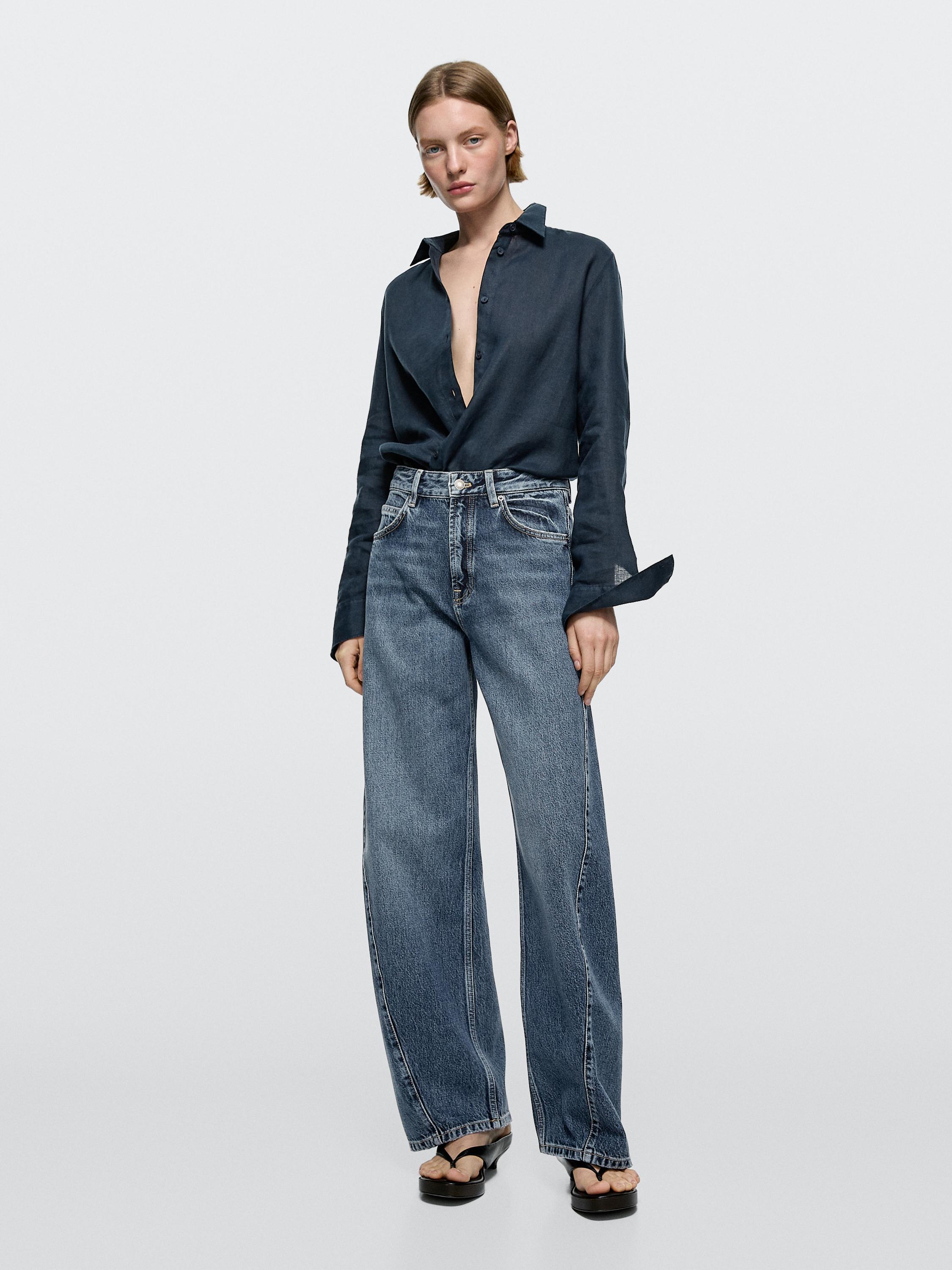 Jeans barrel fit