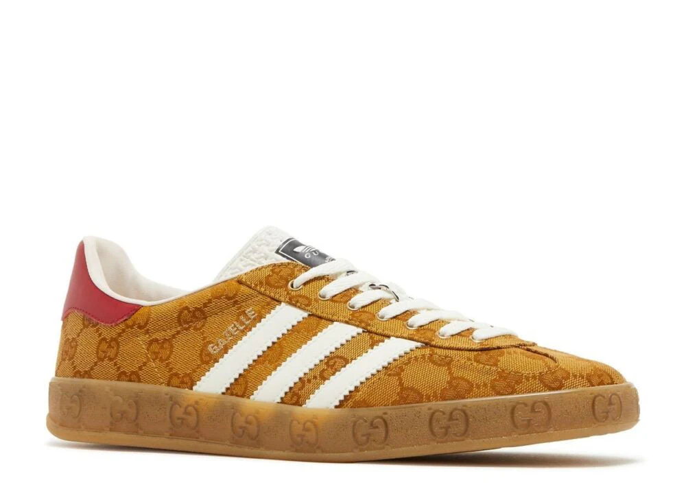 AD x GUC Gazelle ‘GG Monogram Beige Brown’