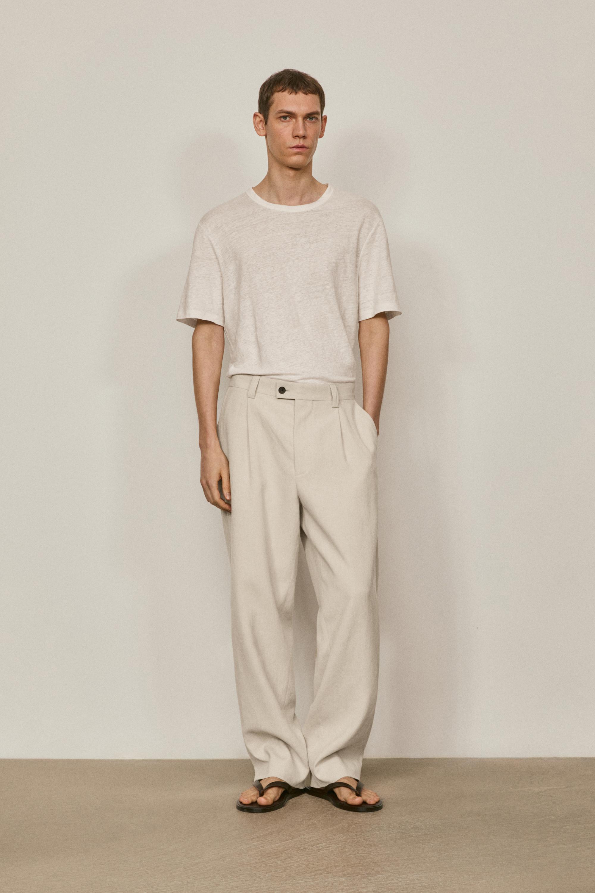Pantalón traje 100% lino - LIMITED EDITION