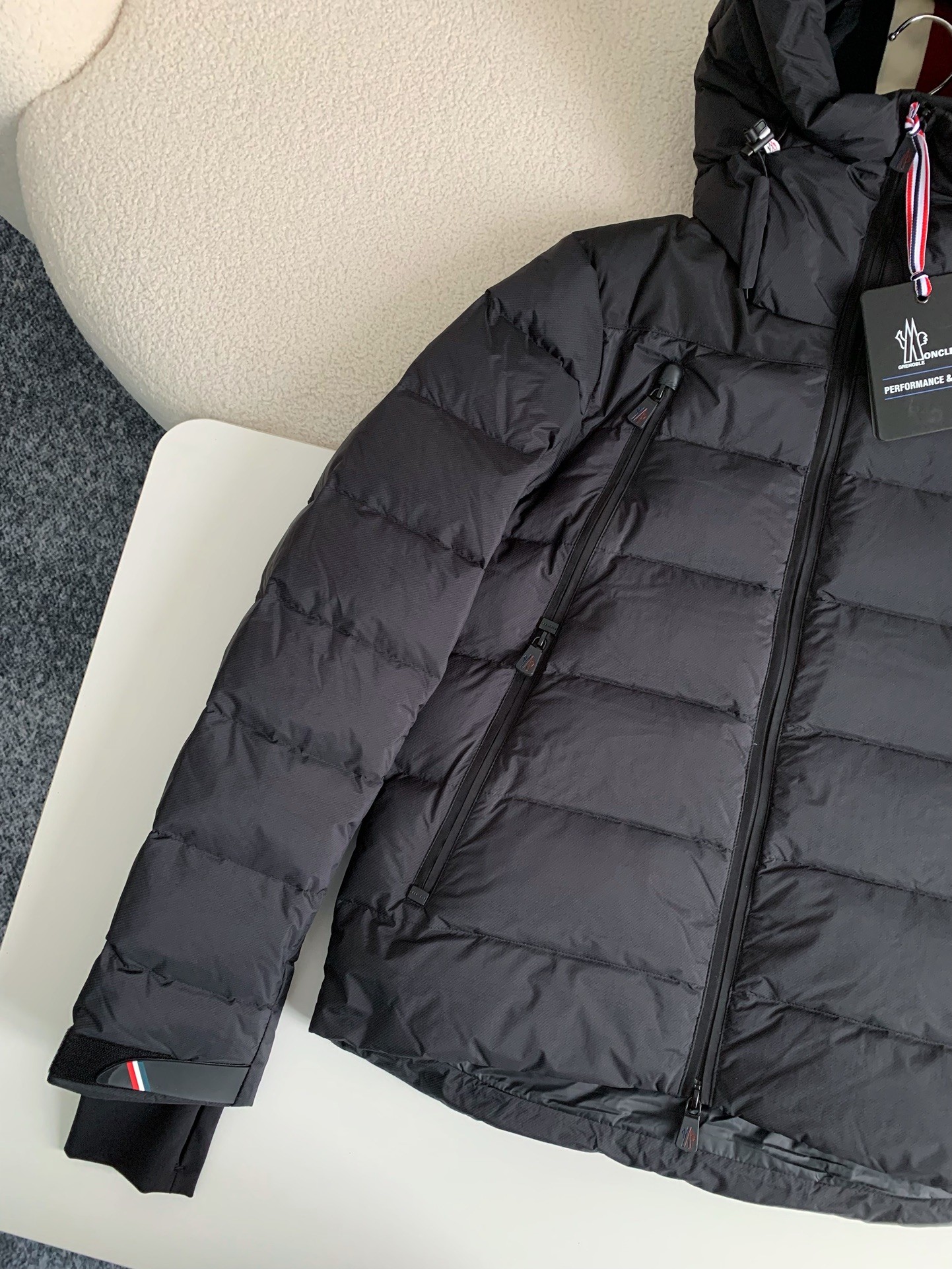 MONC Grenoble Nylon Hooded Down Jacket