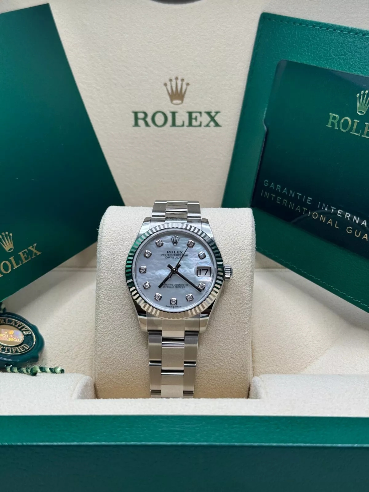 【Super Clone】RLX Datejust m278274-0005/0006 31mm Mother-of-Pearl 31mm Dial Oyster Watch