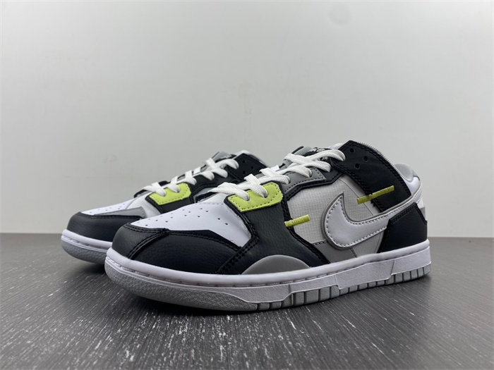 NK Dunk Low Scrap Wolf Grey Light Lemon Twist DC9723-001