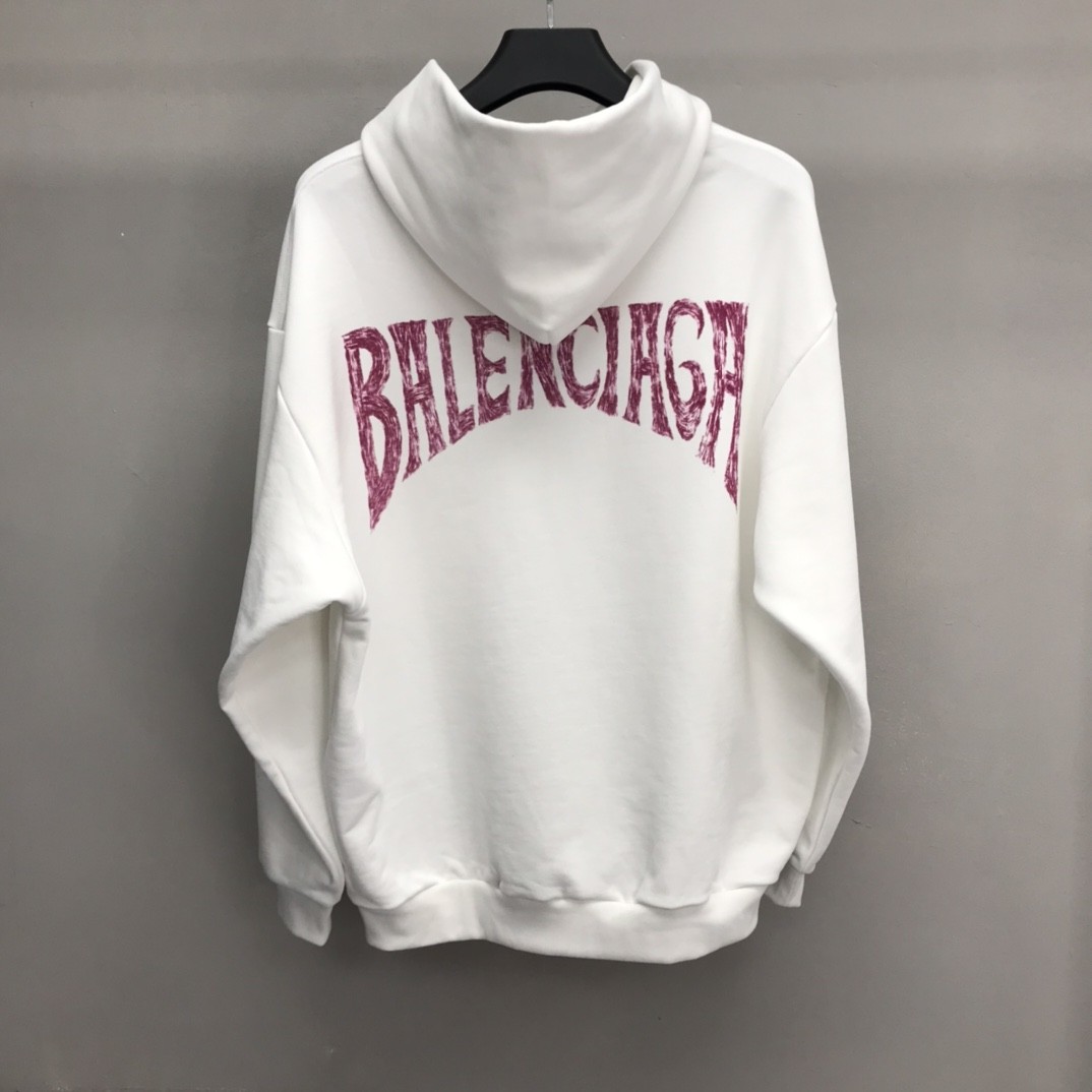 BLCG back letter hoodie