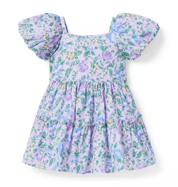 Floral Puff Sleeve Dress