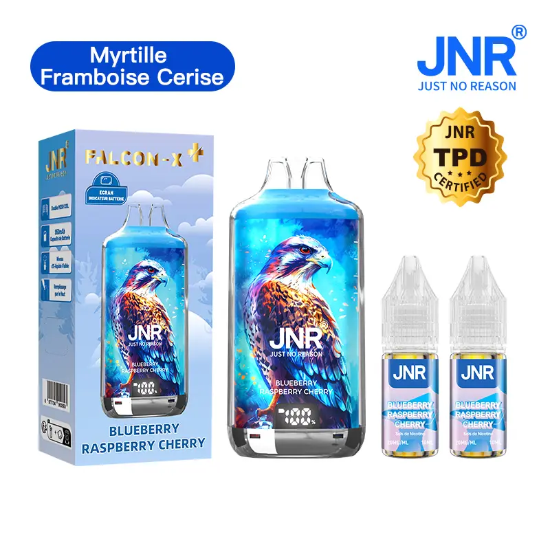 JNR Falcon X⁺ (Falcon X Plus) 28000 Puffs - Kit Pod Remplissable et Rechargeable - Vape Grok