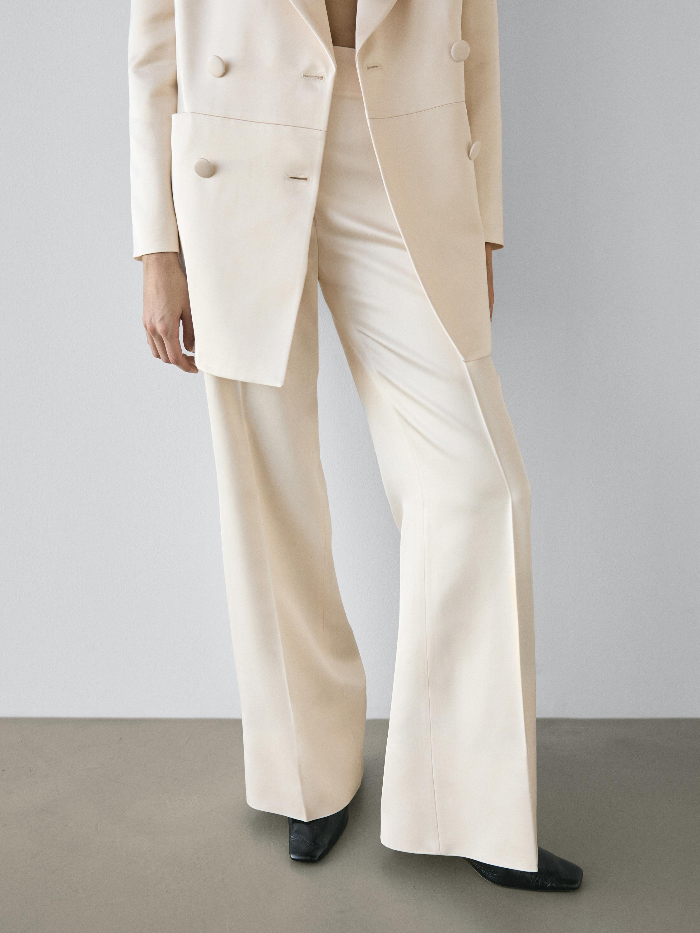 Pantalón ancho satinado - STUDIO