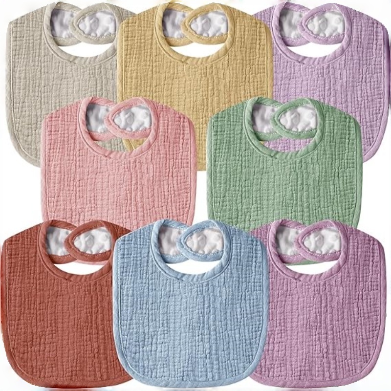 CLOUDBABY-BIB Muslin Baby Bibs for Unisex Boys Girls