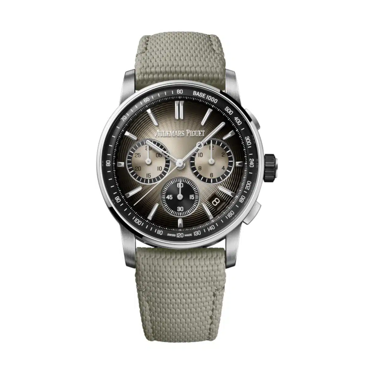 Audemars Piguet Code 11.59 Beige Dial Beige Rubber Strap Watch 41mm 26393QT.OO.A064KB.01