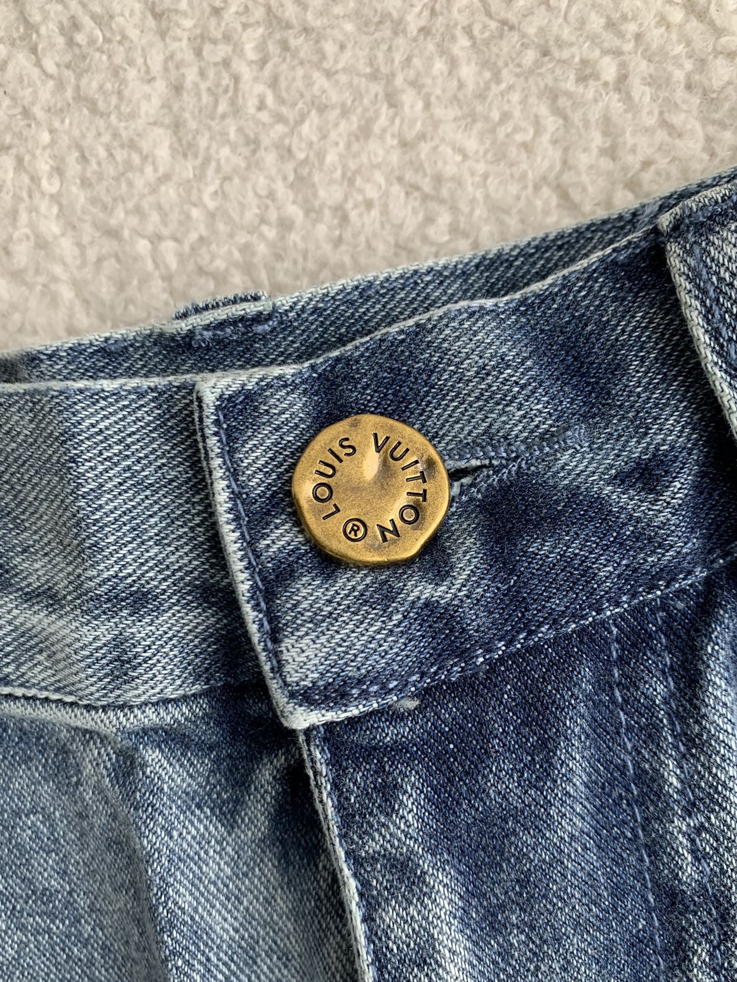 LV Jean shorts