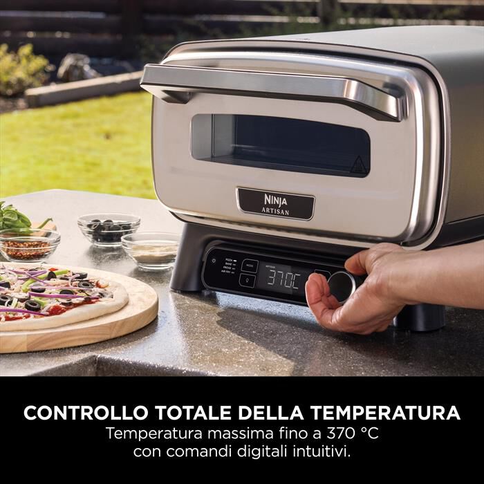 NINJA - FORNO ELETTRICO DA ESTERNO ARTISAN-Mattone / Alluminio