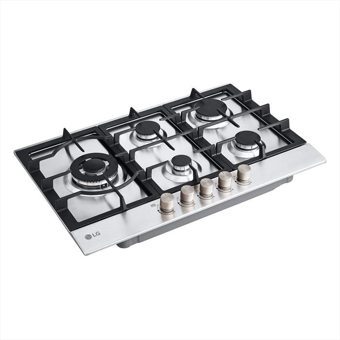 LG - Piano cottura a gas CBGZ3016S 75 cm-Inox