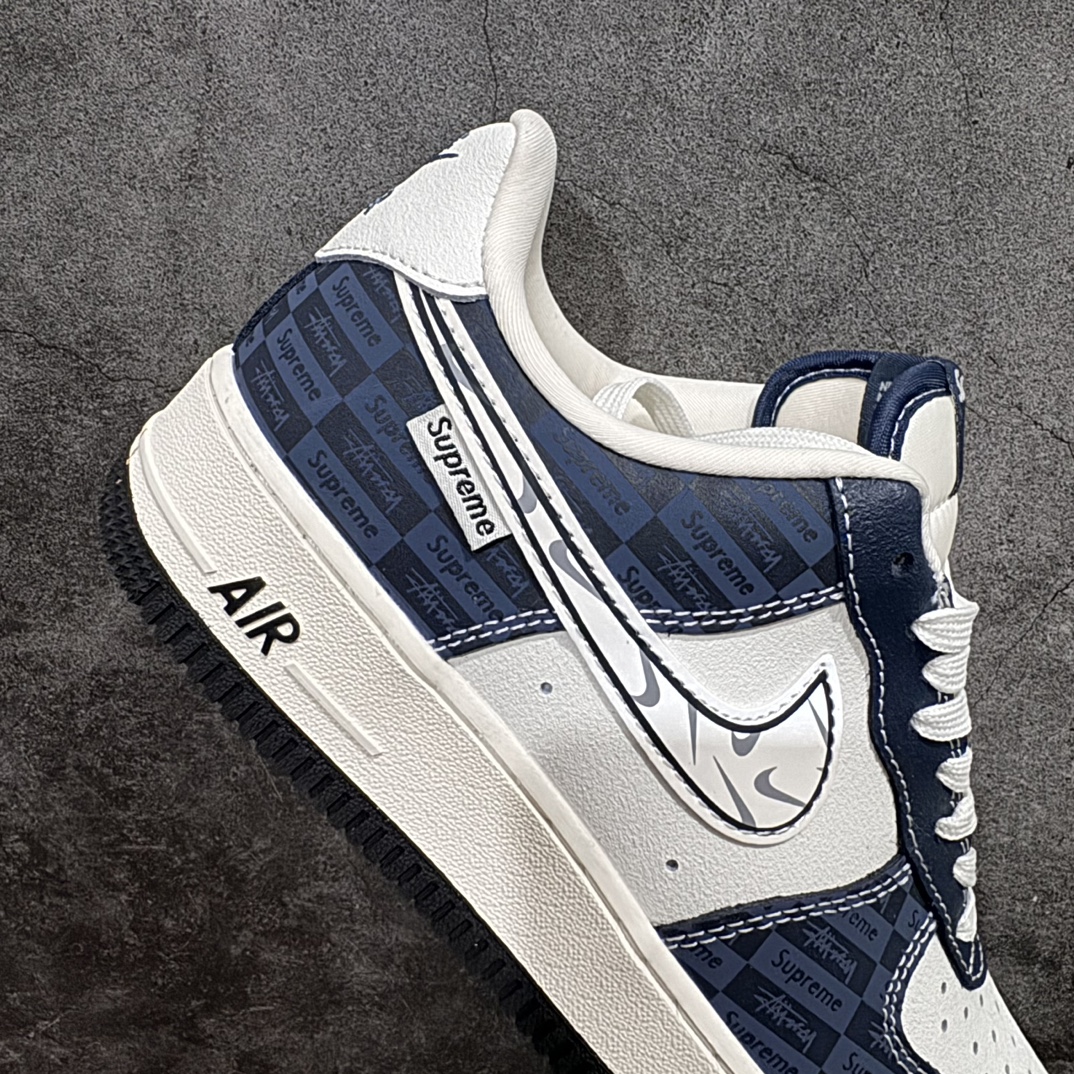 NK Air Force 1 Low x Supreme Multi Fade Logo Blue White NNL24112501
