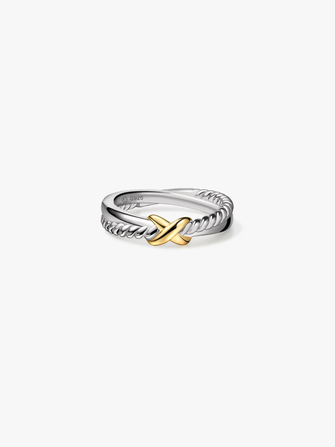 Mixed X Twisted Ring