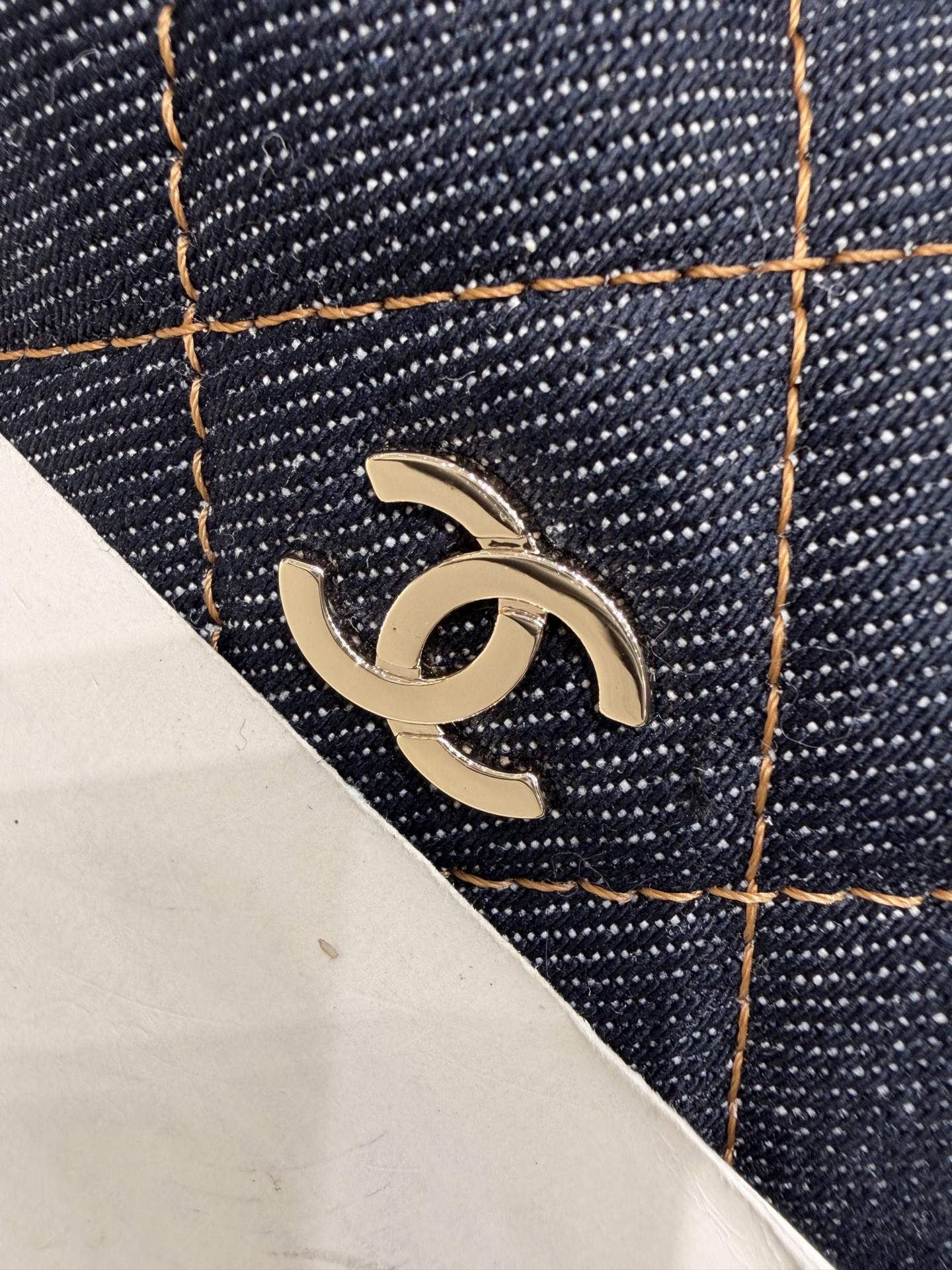 Chanel Classic Denim Chain Handbag