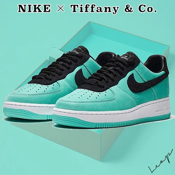 Nike x Tiffany & Co  Air Force 1Low「1837」🔥★送関込★世界中を震撼させた話題のコラボ★◆超人気◆ 雑誌、ＴＶ、映画に登場アイテム♪