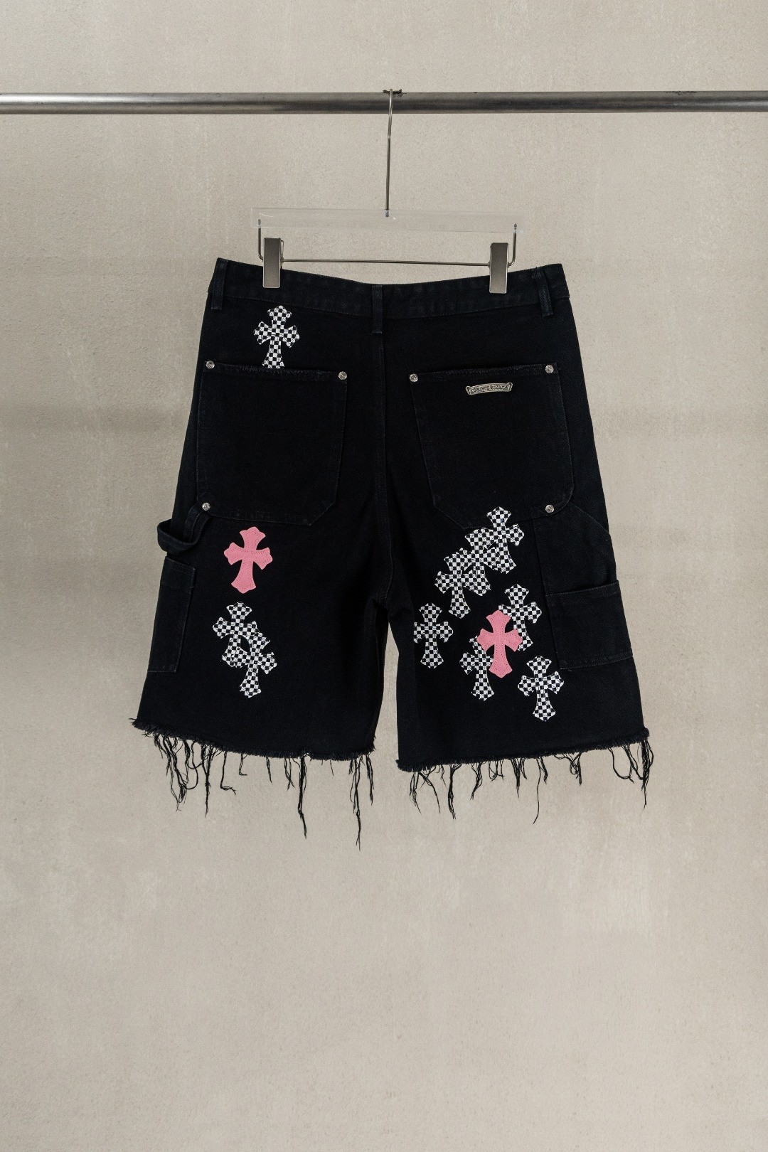 Chrome H Denim shorts