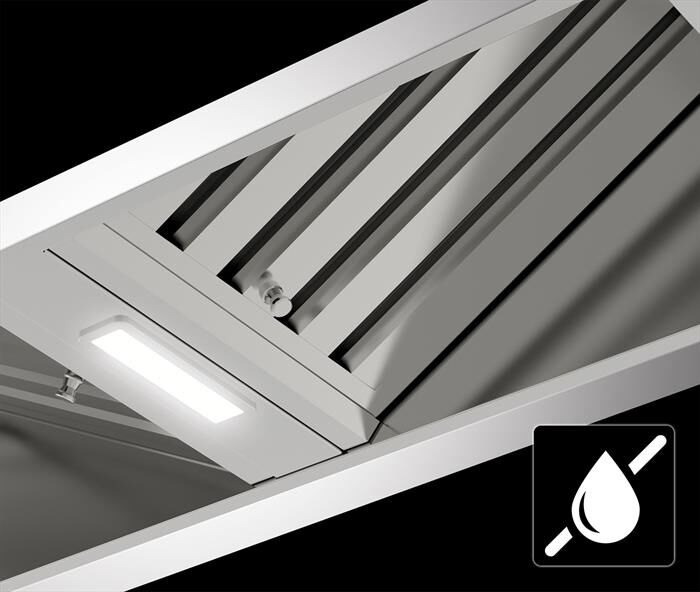 GLEM GAS - Cappa a parete GHN680IXA-Inox
