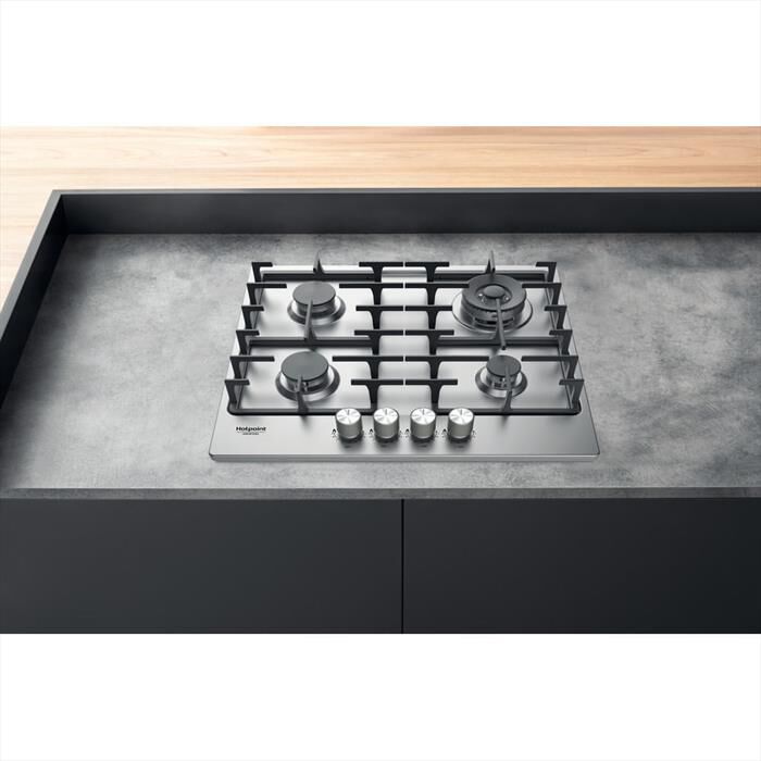 HOTPOINT ARISTON - Piano cottura a gas PPH 60G DF/IX HOB OA 4 fuochi