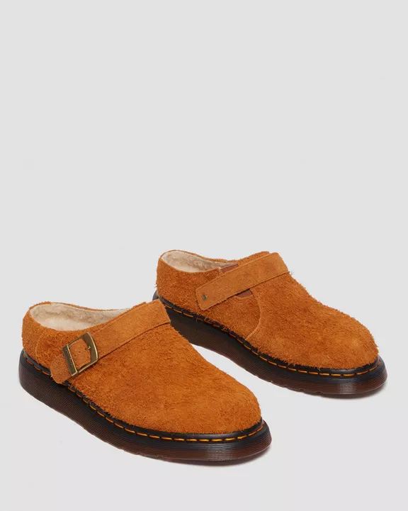 Isham Faux Shearling Lined Suede Mules