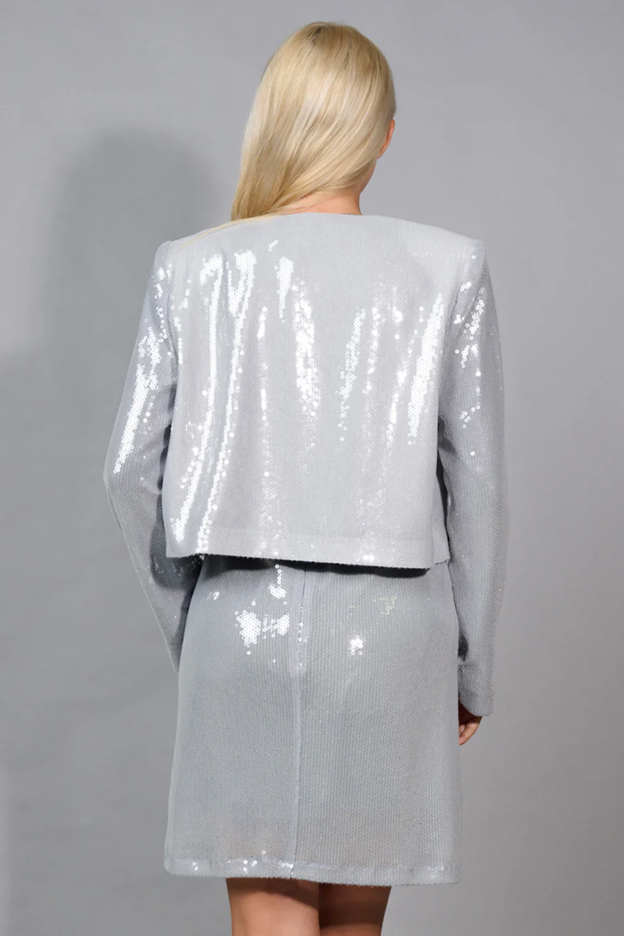 Sleeveless Sequined Dress