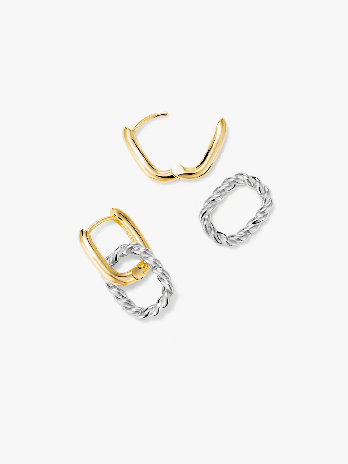 Mixed Oval Interlock Drops