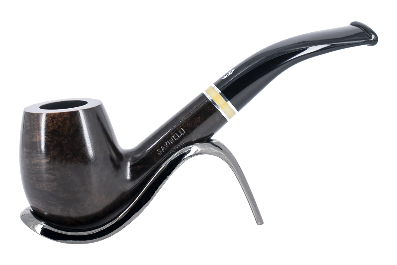 Savinelli Oscar Liscia Marrone Scuro 670KS - Briar Pipe