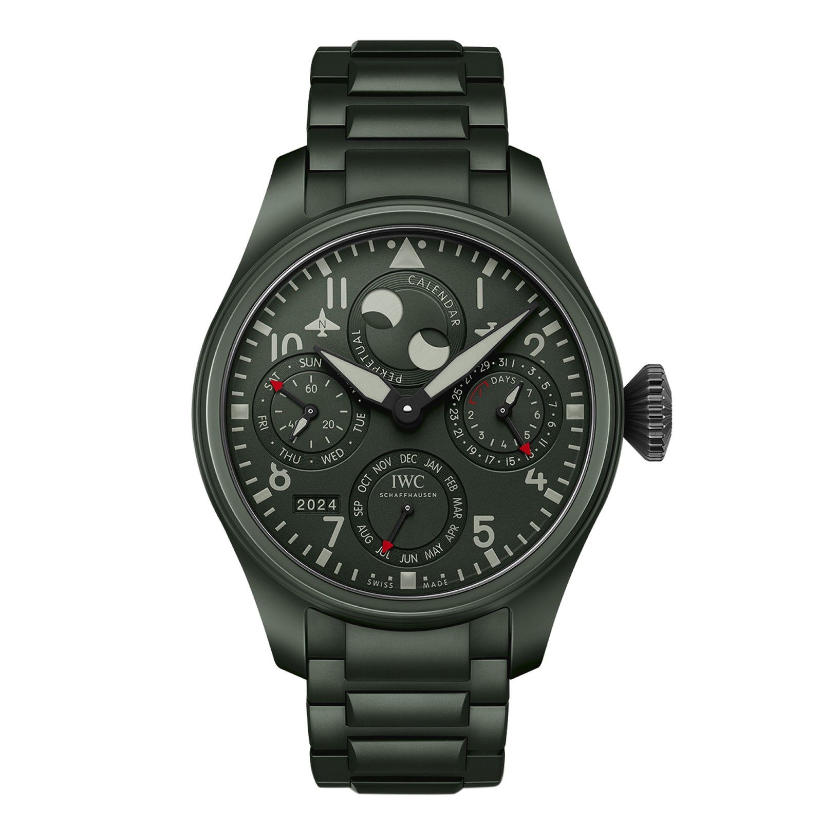 IWC Big Pilot's Watch Perpetual Calendar Top Gun Woodland 46.5mm IW503101