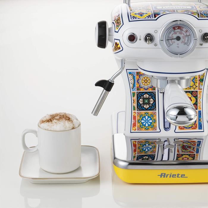 ARIETE - 1389/1P MACCHINA DA CAFFE ESPRESSO POSITANO-Multicolour,Yellow