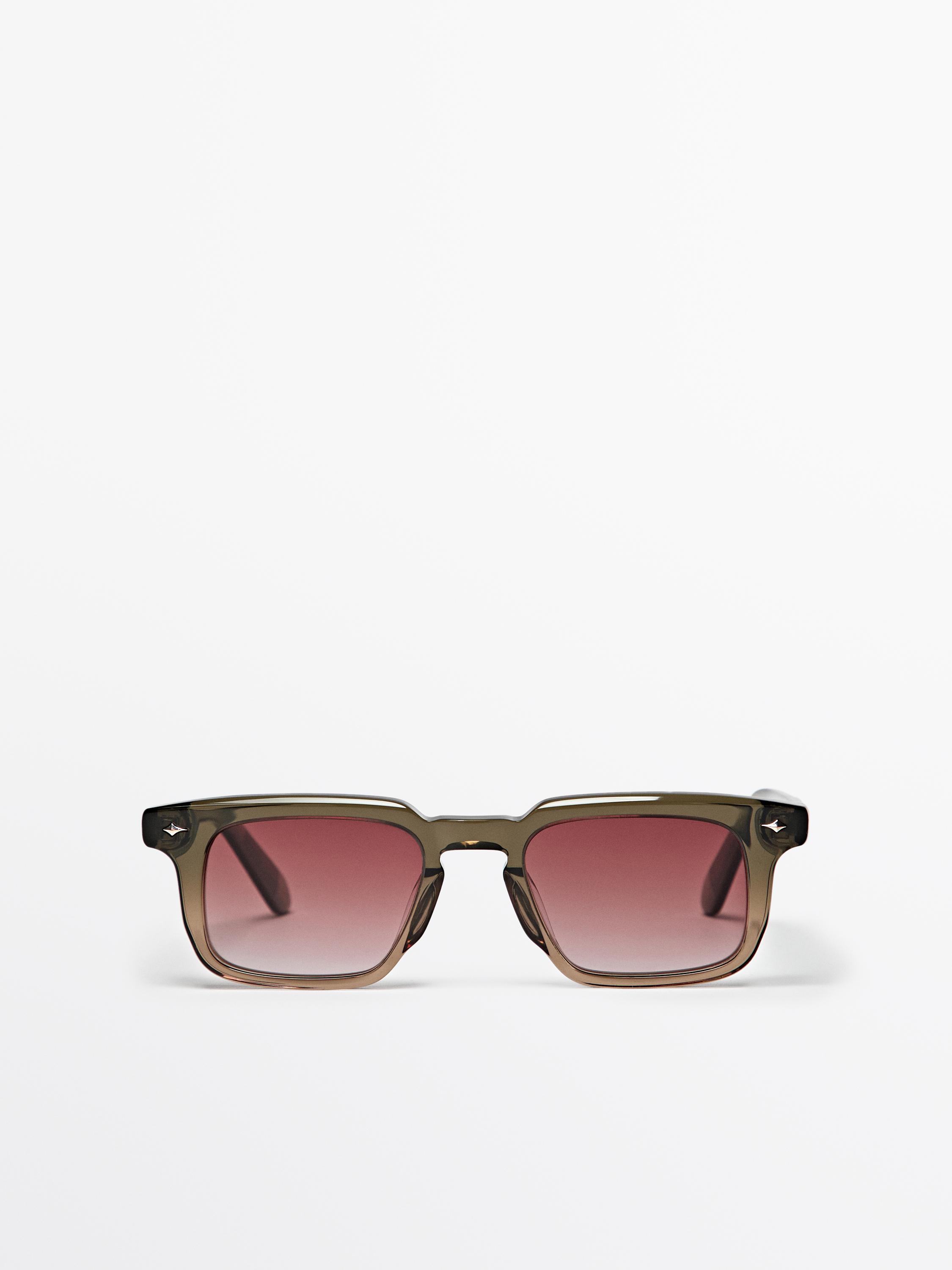 Gafas de sol rectangulares estrechas