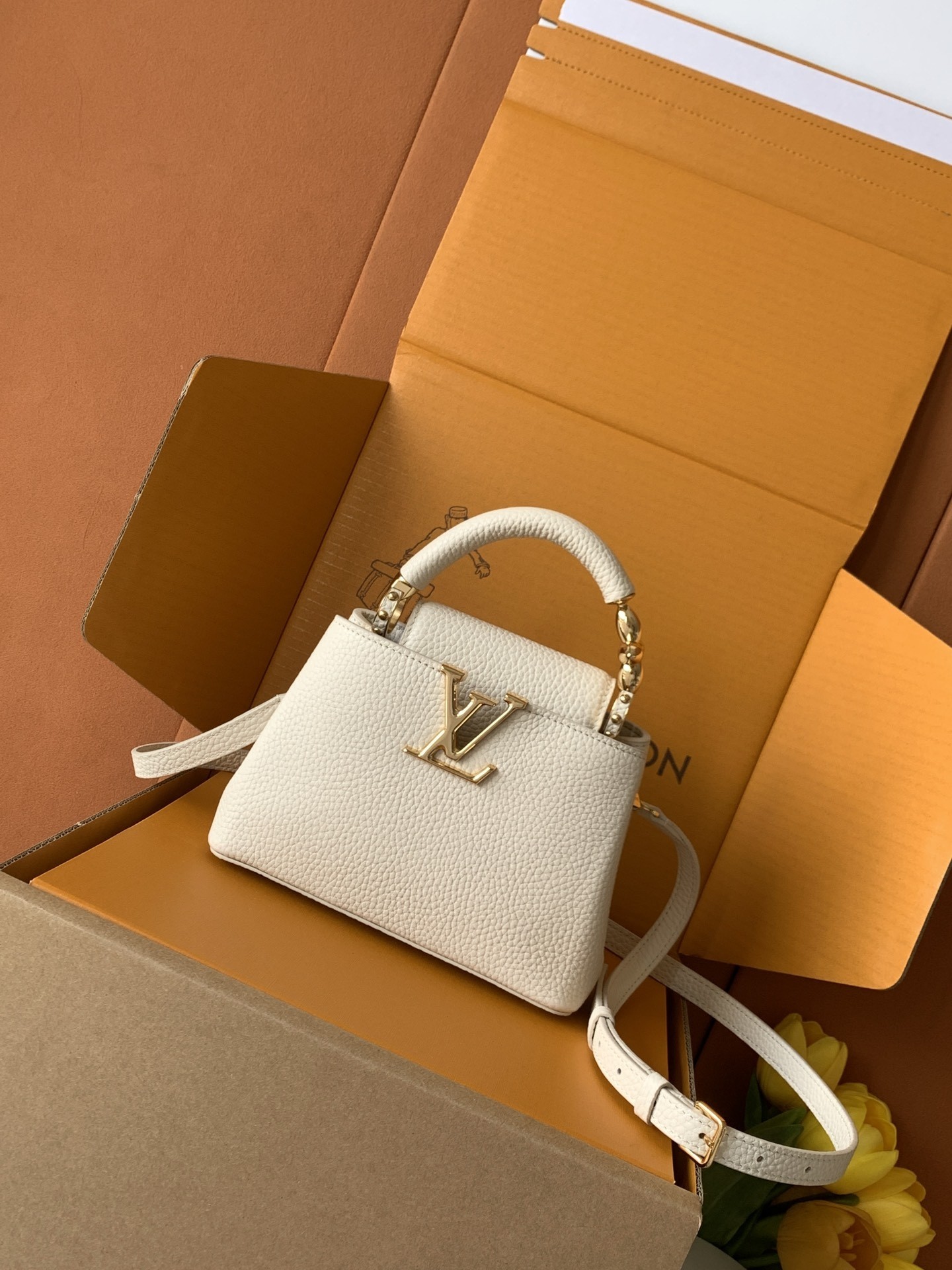 LV Capucines BB Handbags Size：21*14*8cm