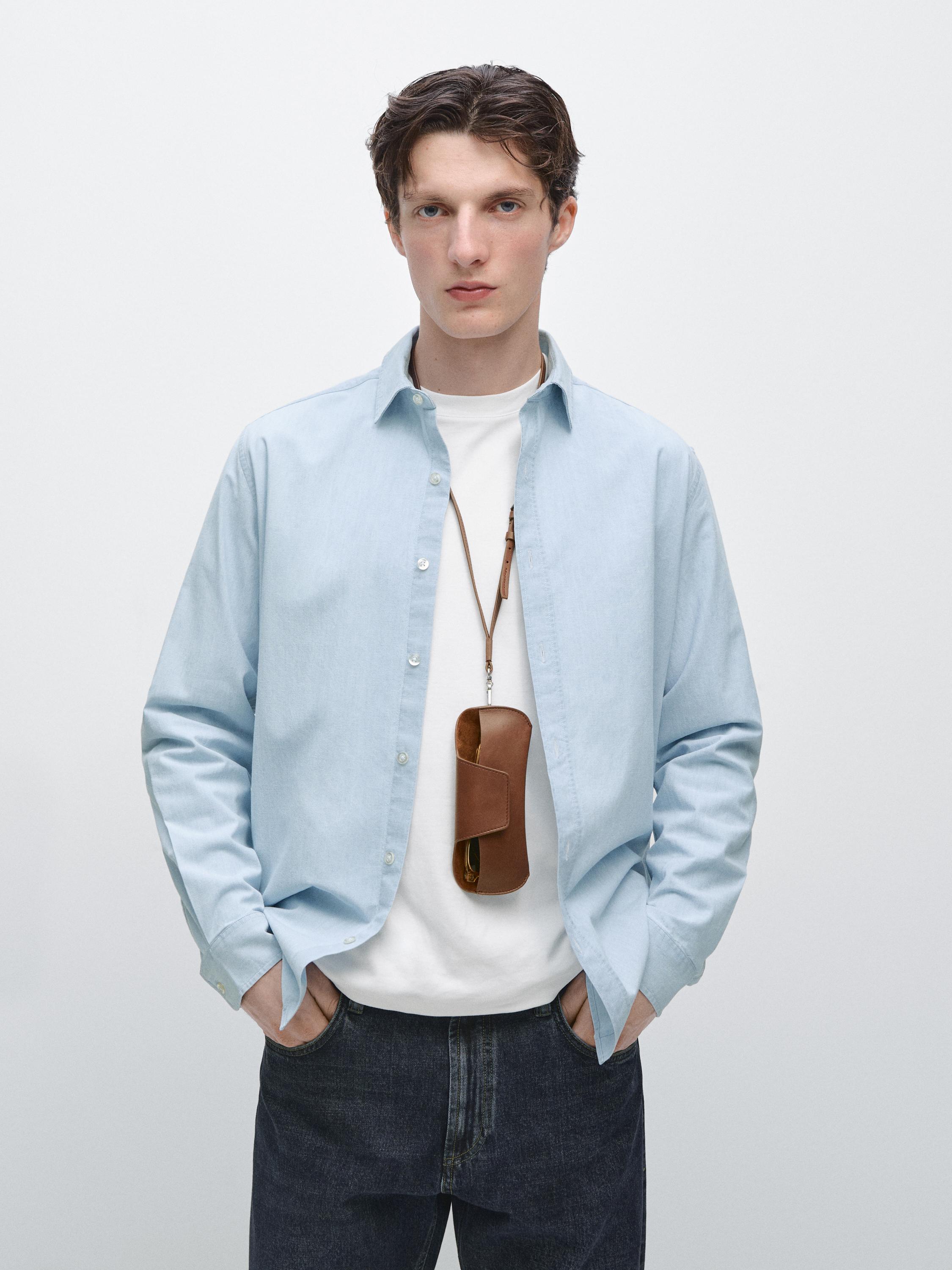 Camisa denim 100% algodón