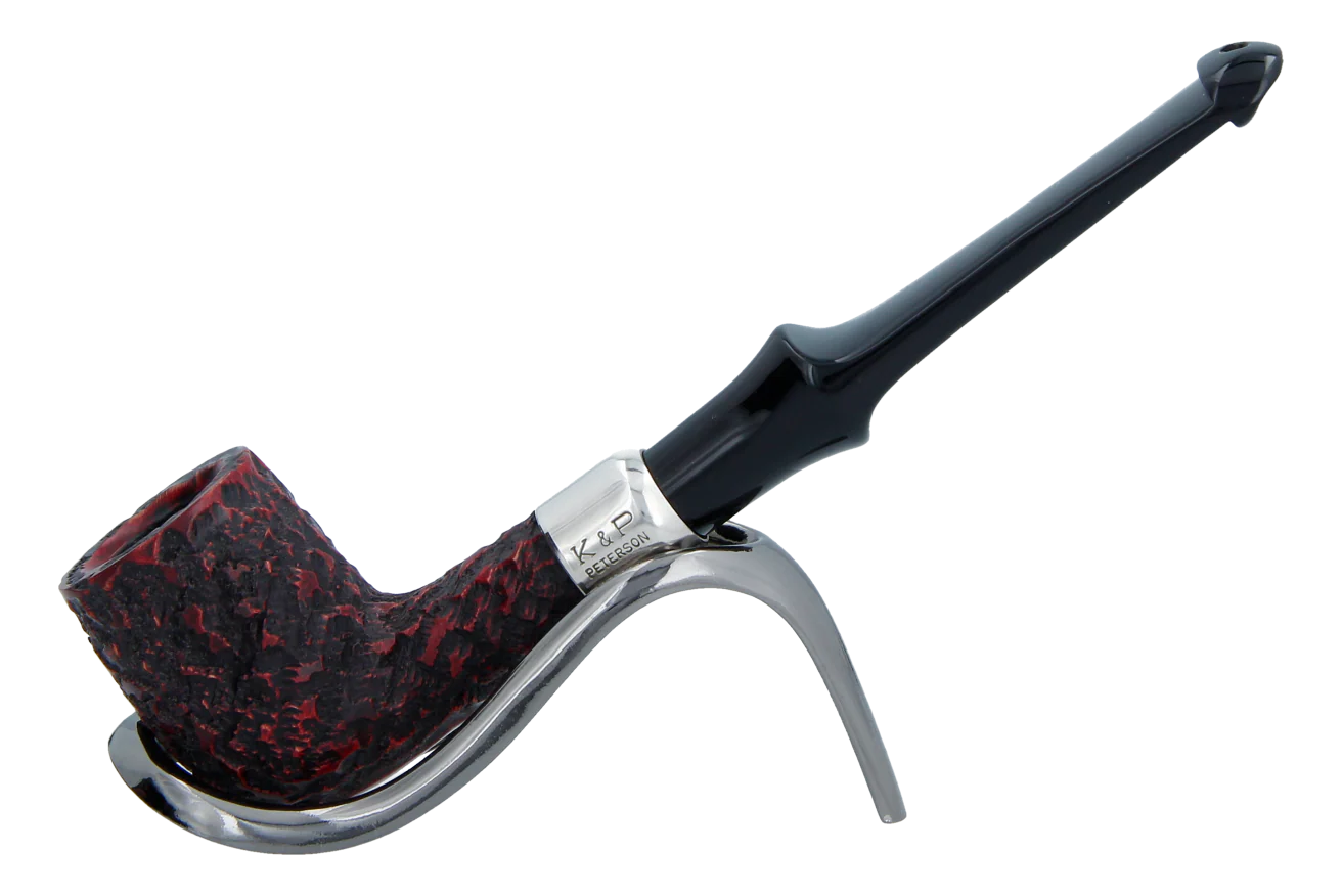Peterson of Dublin System Rustic Briar Smoking Pipe - Shape No.31