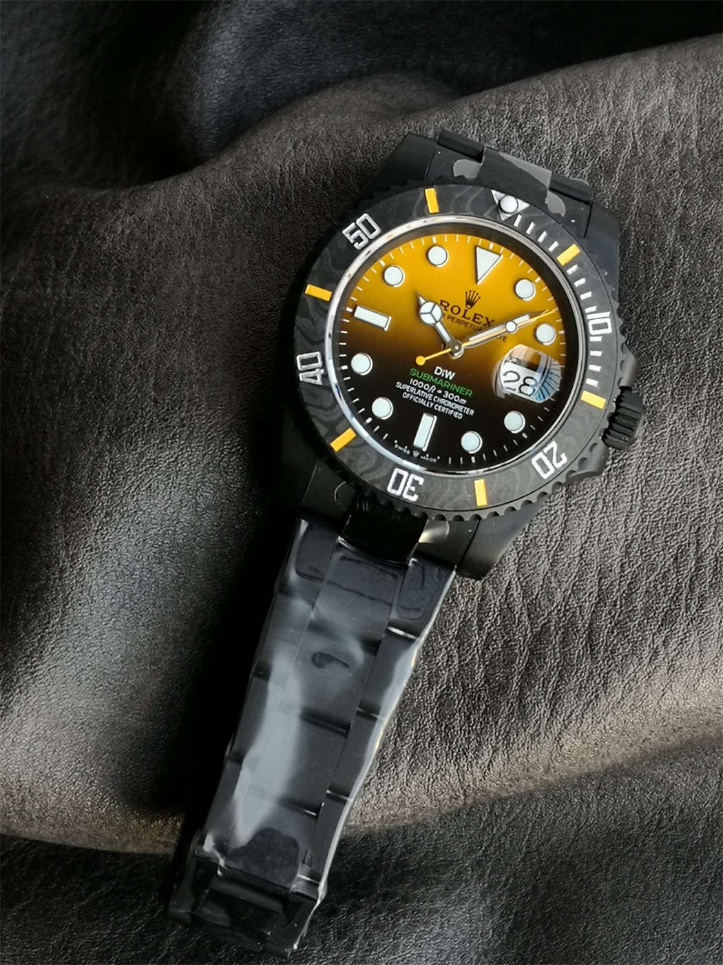 VSF DiW DLC Gradient Yellow – Submariner Custom (VS3135)